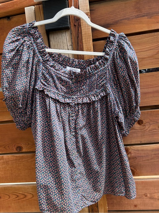 Doen Tops - Doen Farley blouse in navy bisou floral size large